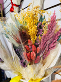 Dried Spring Florals Bouquet 18in