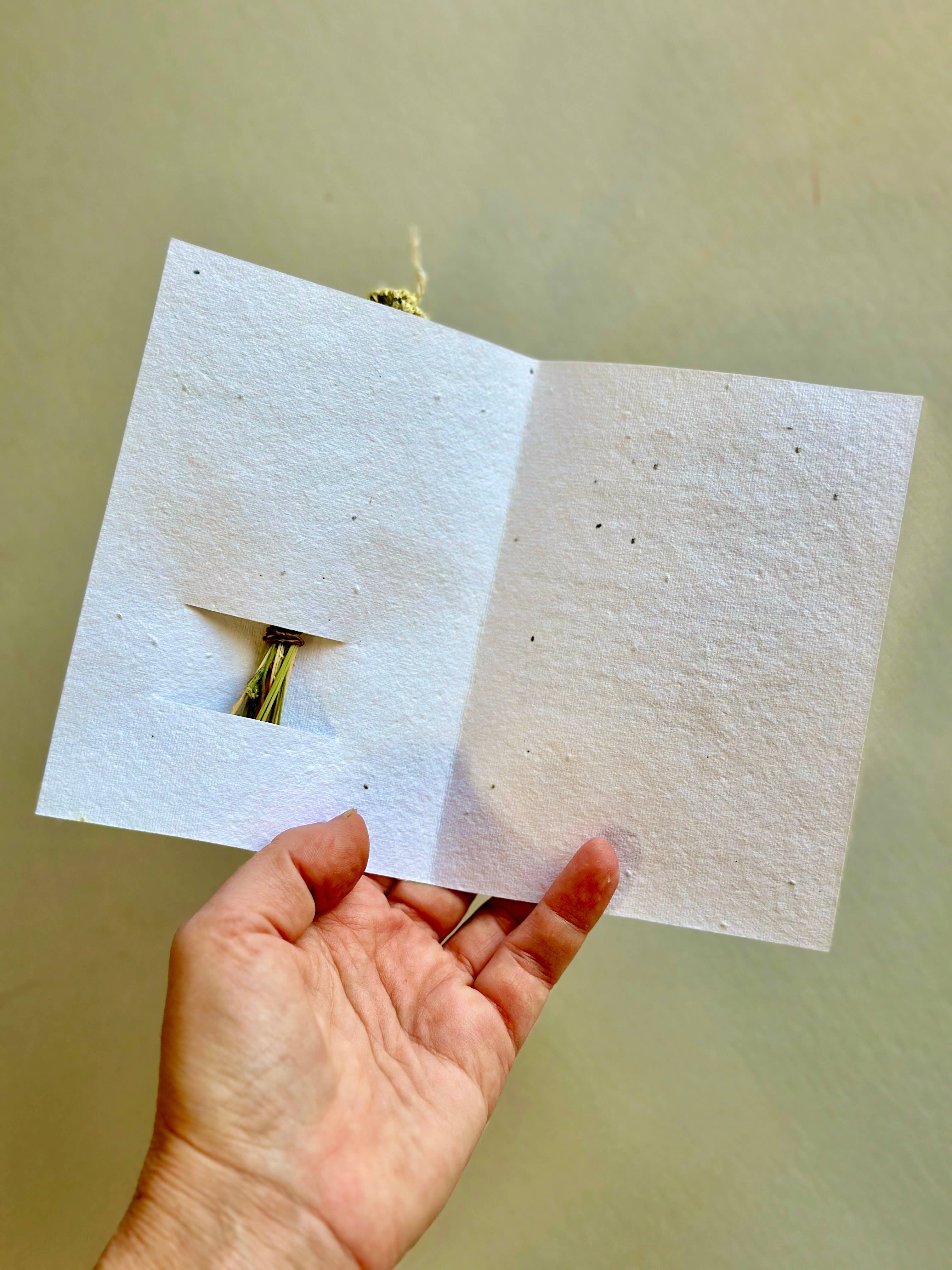 Wildflower Seed Card + Tiny Bouquet