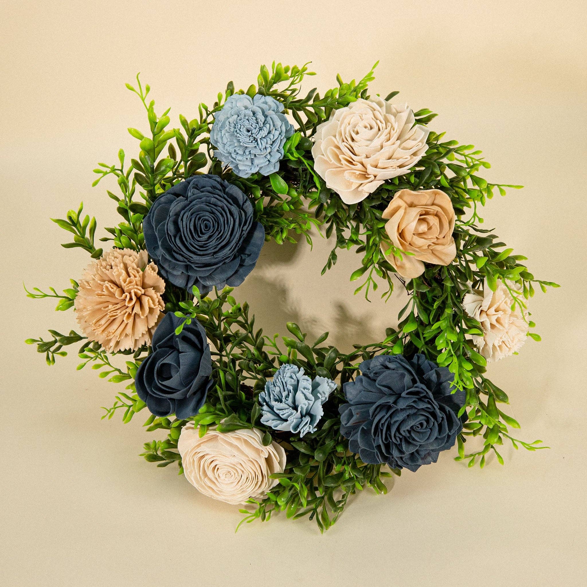 12" Wreath - Blue Serenity