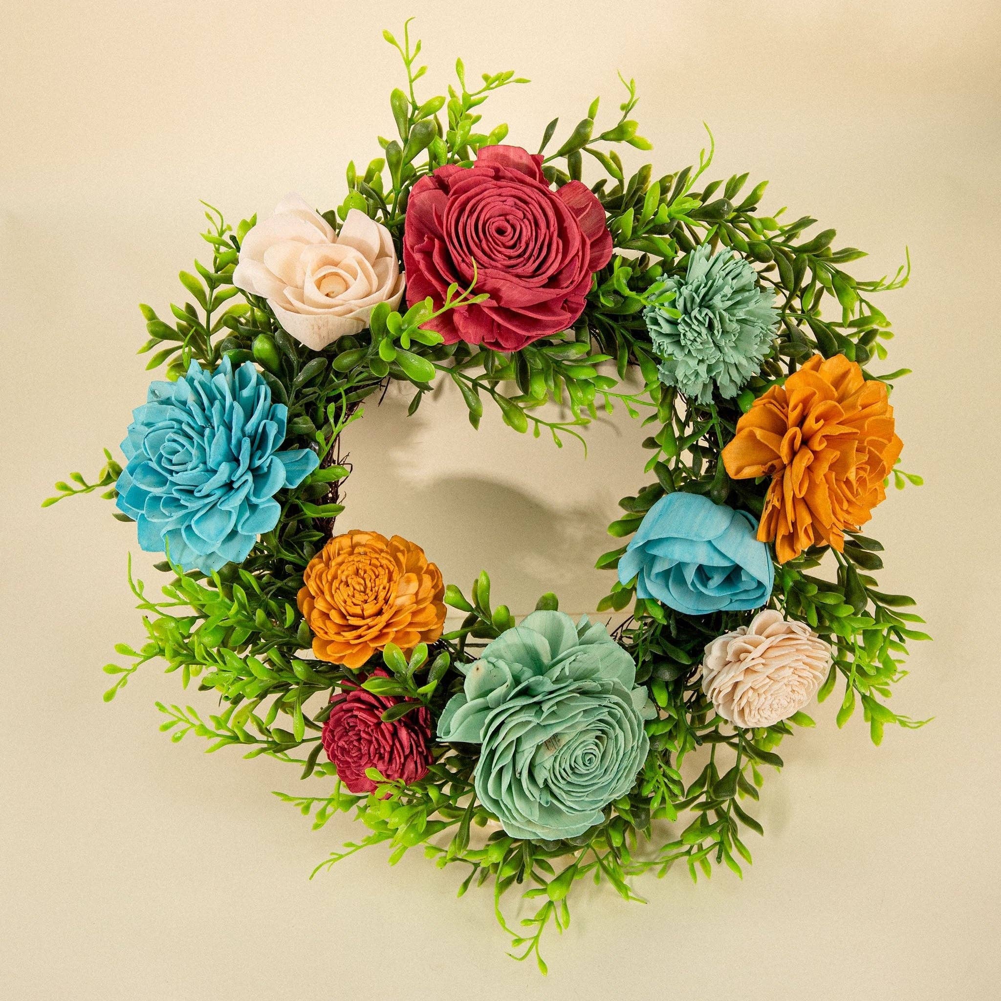 12" Wreath - Spring Breeze