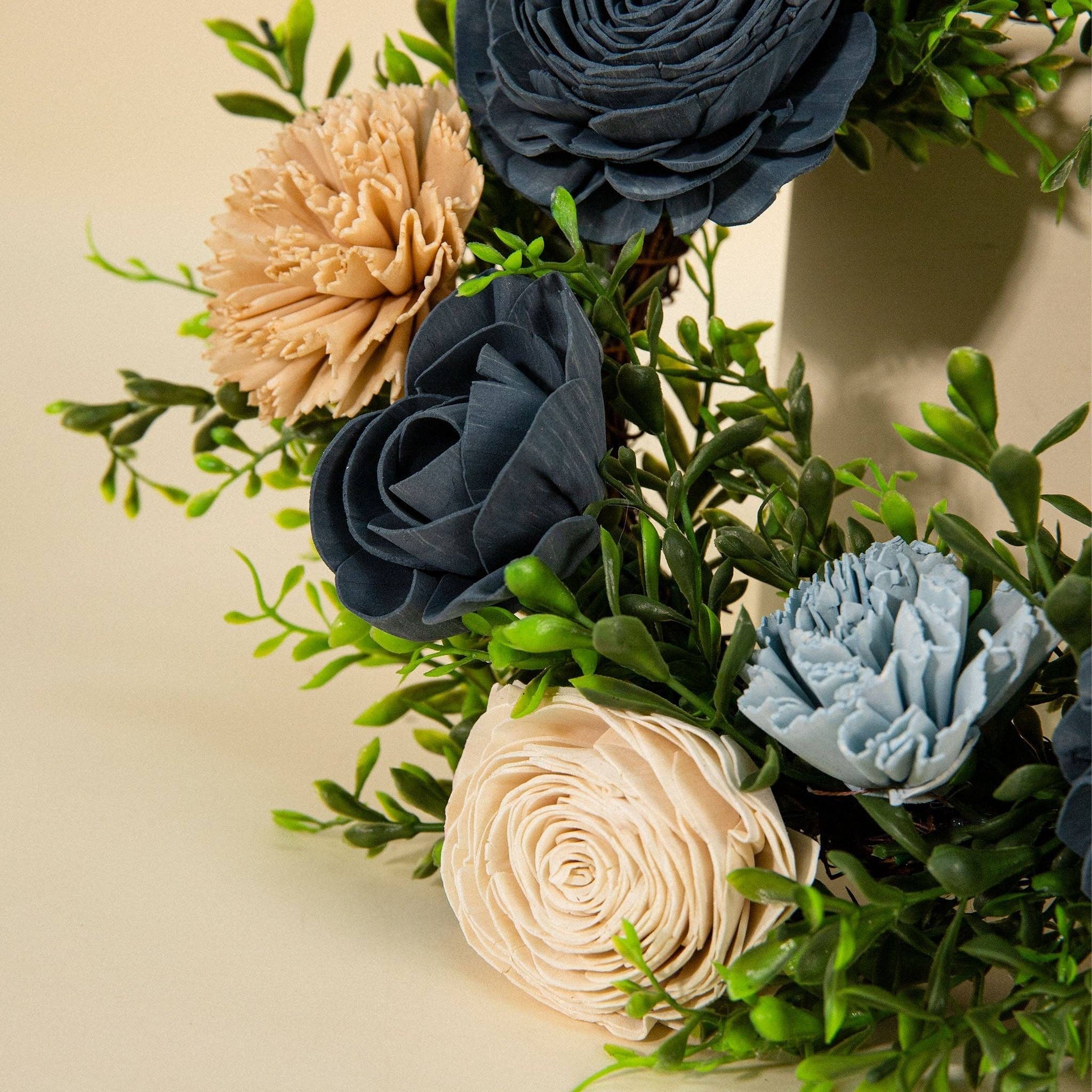 12" Wreath - Blue Serenity