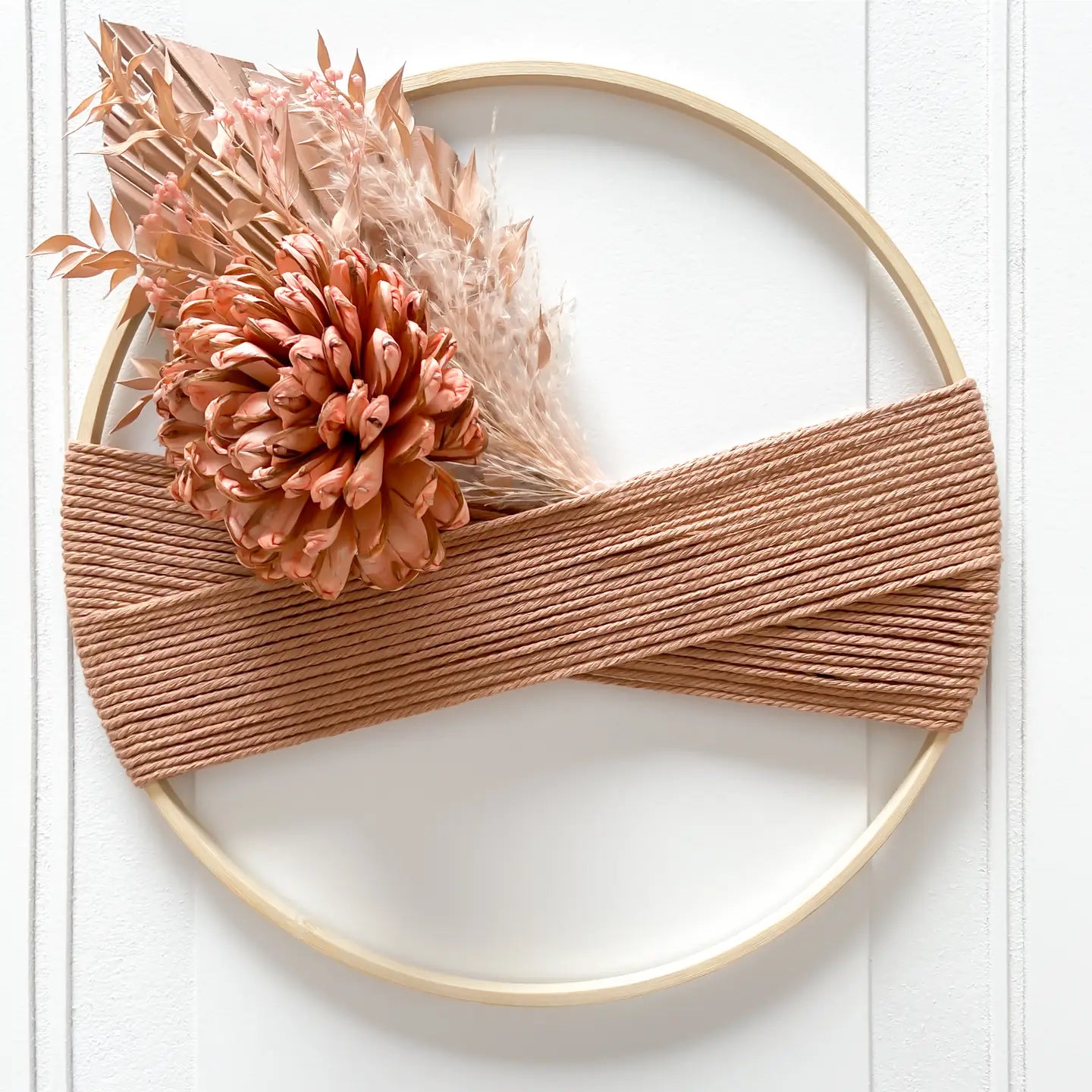 Dried Flowers Macramé Wreath