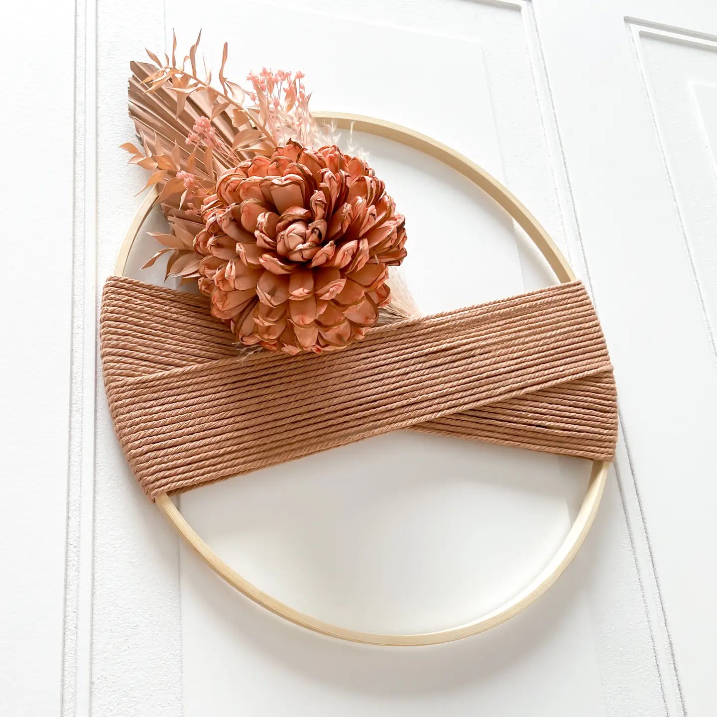 Dried Flowers Macramé Wreath