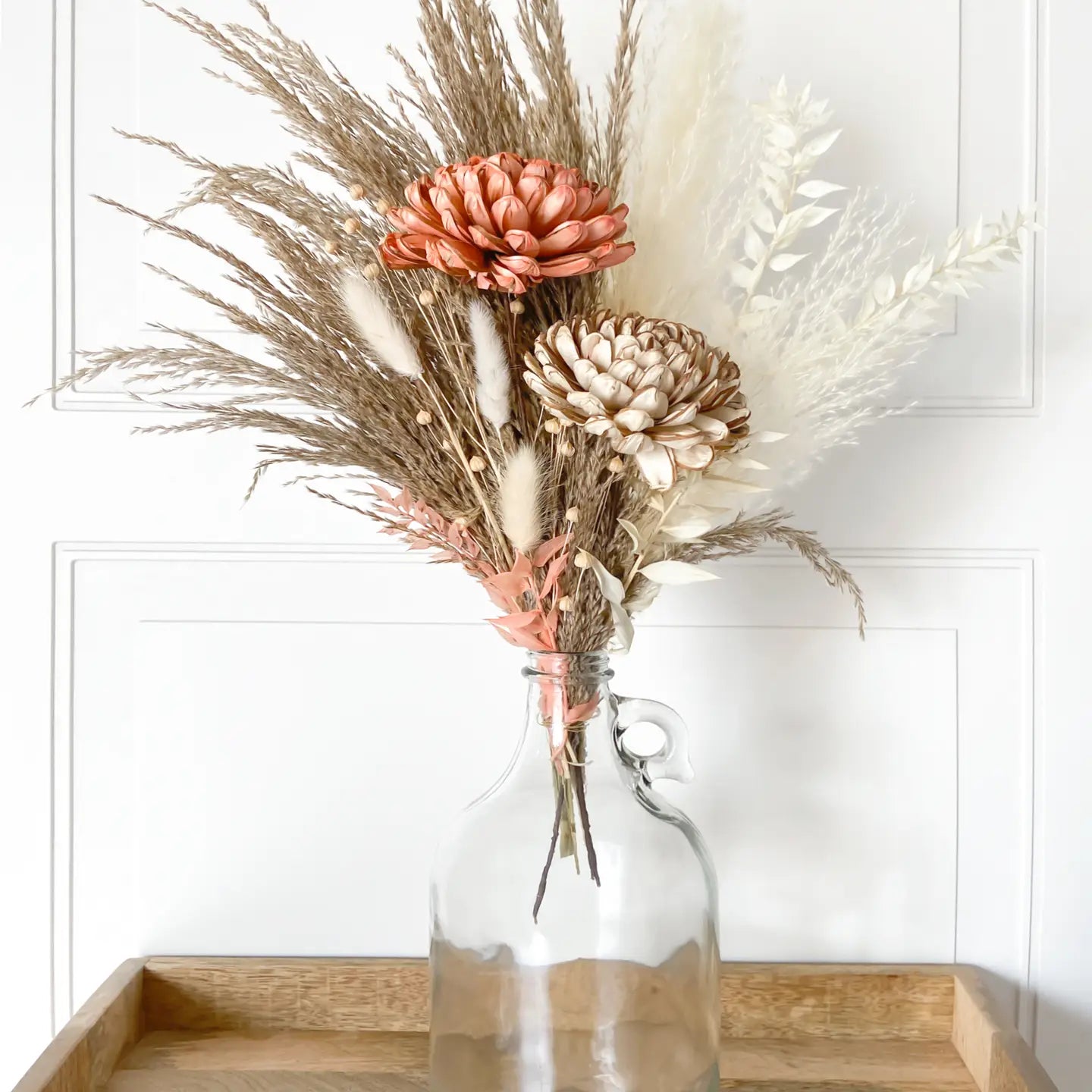 Pink & Neutrals Dried Flower Bouquet