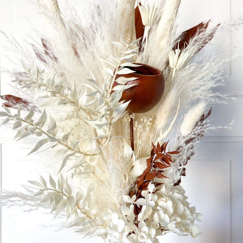 Terracotta Brown & Neutrals Dried Flower Bouquet