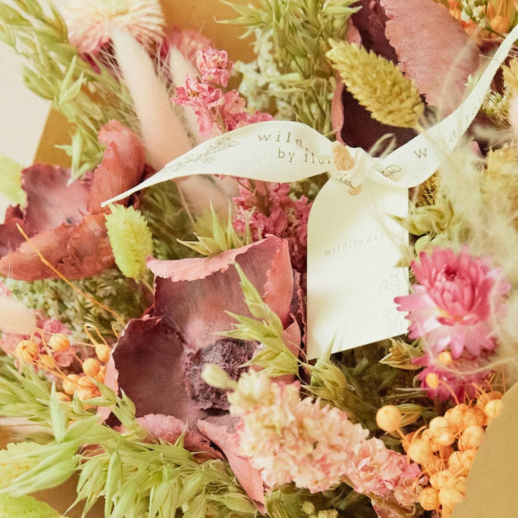 Dried Flowers - Classic Bouquet Pink - Valentines Day
