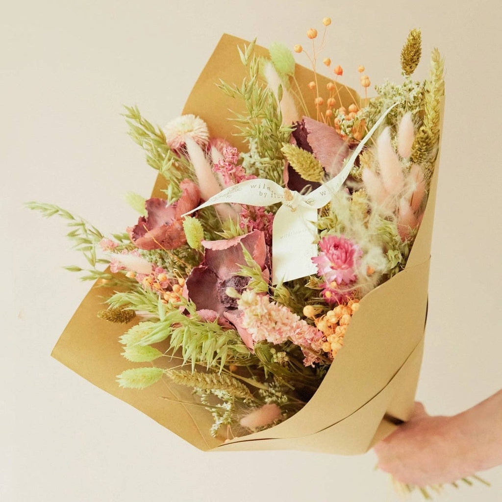 Dried Flowers - Classic Bouquet Pink - Valentines Day